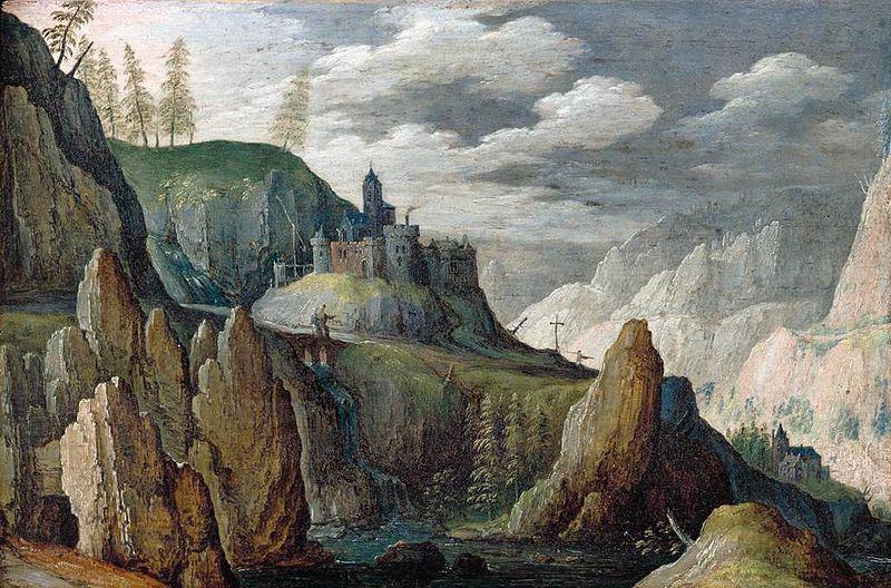 Tobias Verhaecht Mountainous Landscape Spain oil painting art